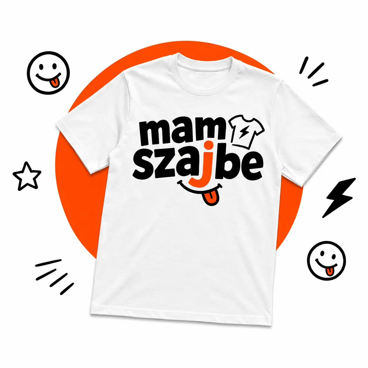 Koszulka z nadrukiem Mam Szajbe